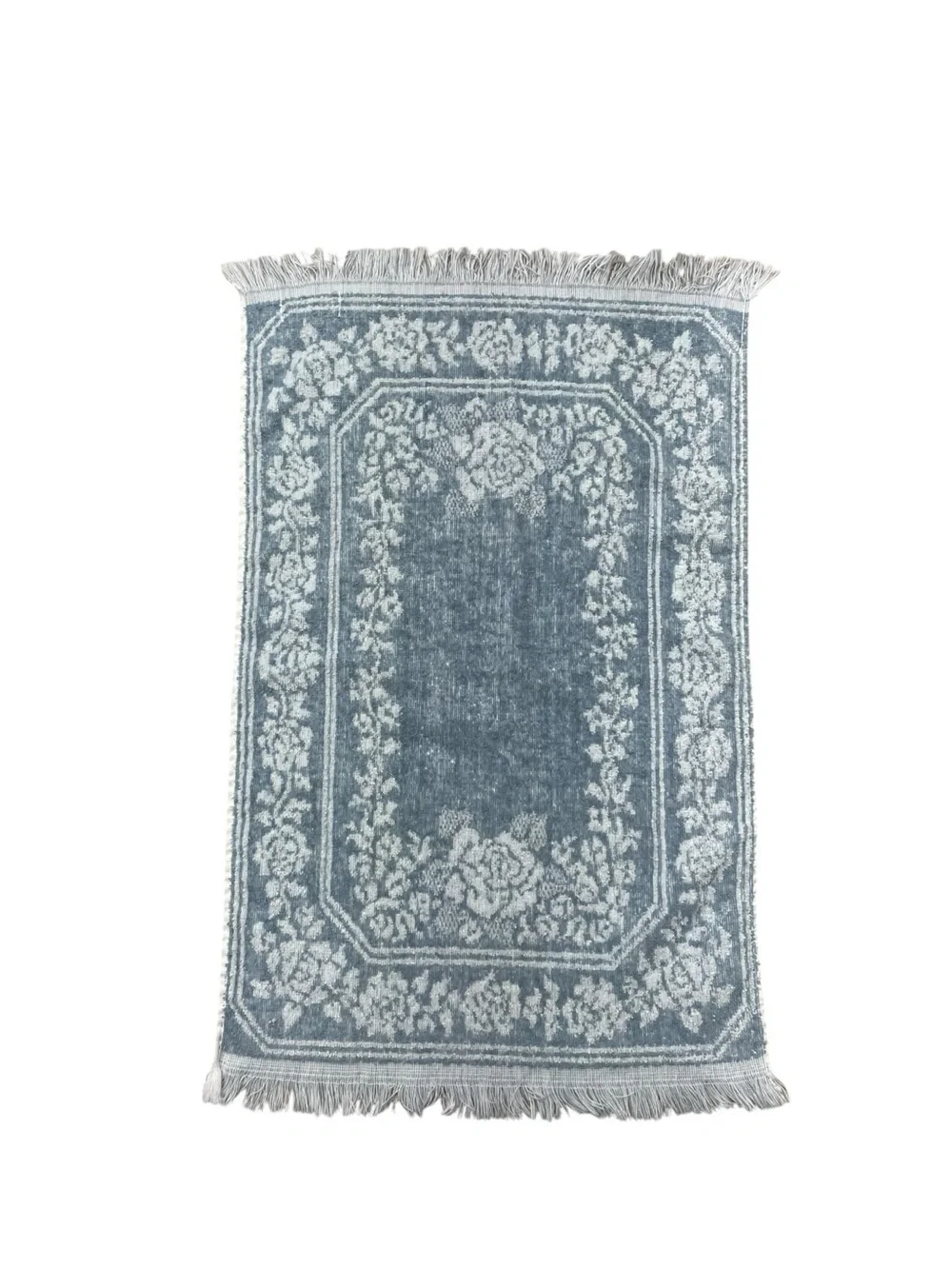 Vintage Cannon Hand Towel Set (4) + Washcloth | Blue Floral Bath